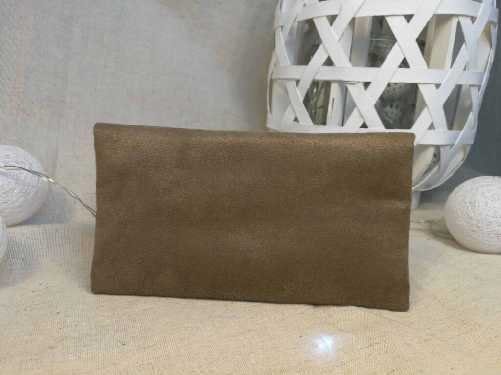 Porte-chéquier "Flowers suede"