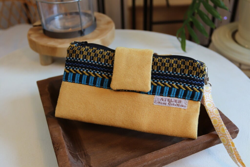 Portefeuille “Edy” maxi jaune
