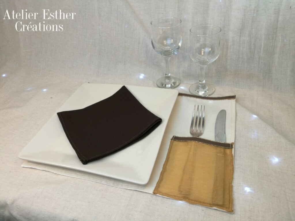 Sets de table “nacré”