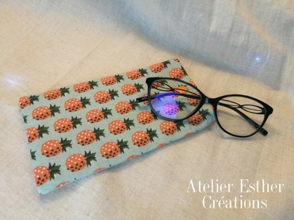 Etui à lunettes “Ananas” 